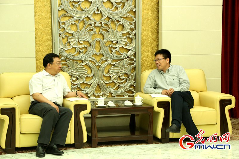 陆先高副总编辑与中国科协书记处书记徐延豪会谈