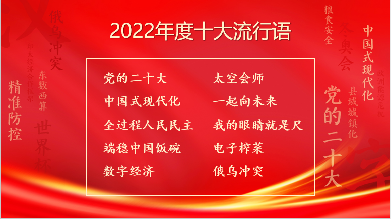 汉语盘点2022年度字词揭晓！“稳”字等当选